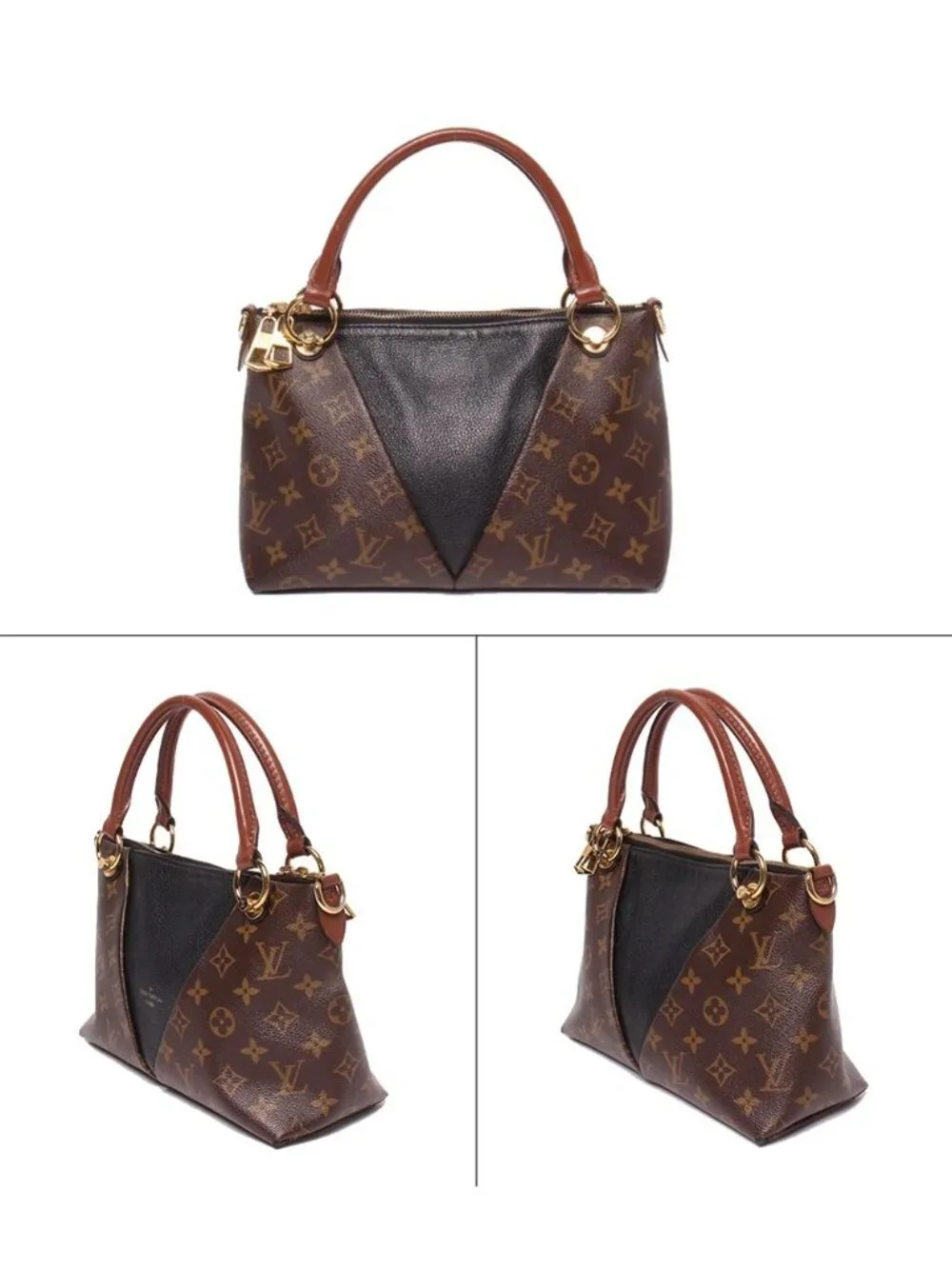 Louis Vuitton 2-Way Shoulder Bag Strap Crossbody Tote BB Monogram